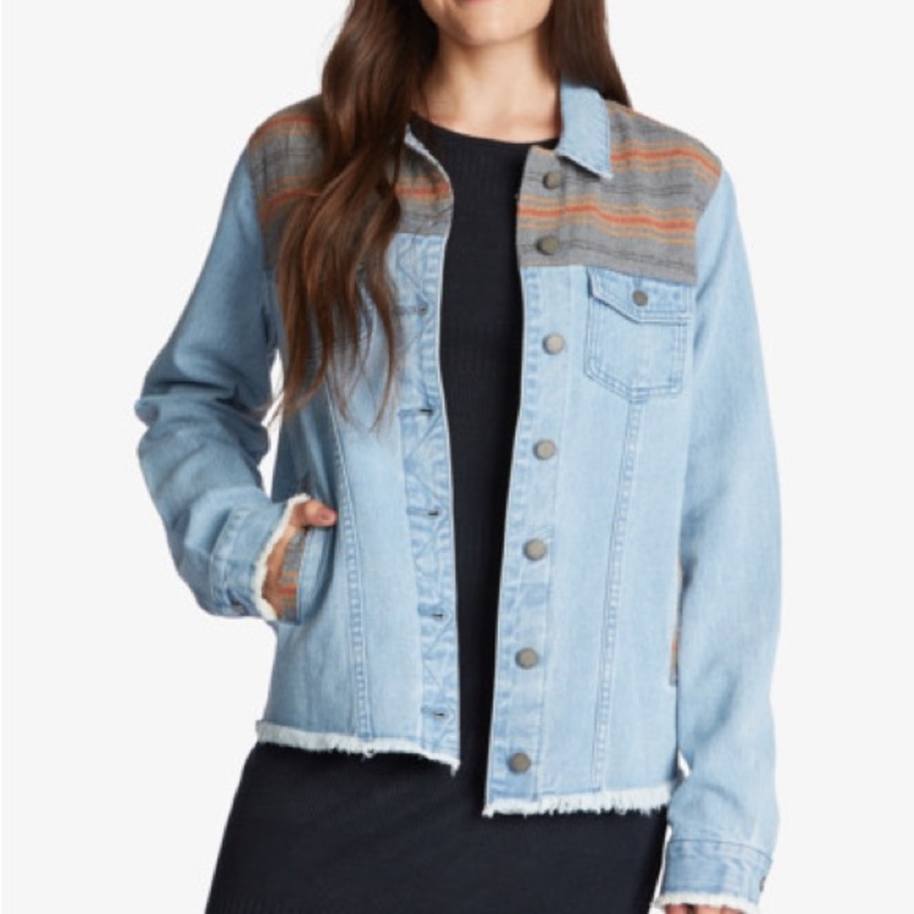 Roxy Something New Denim Jacket XS NWT